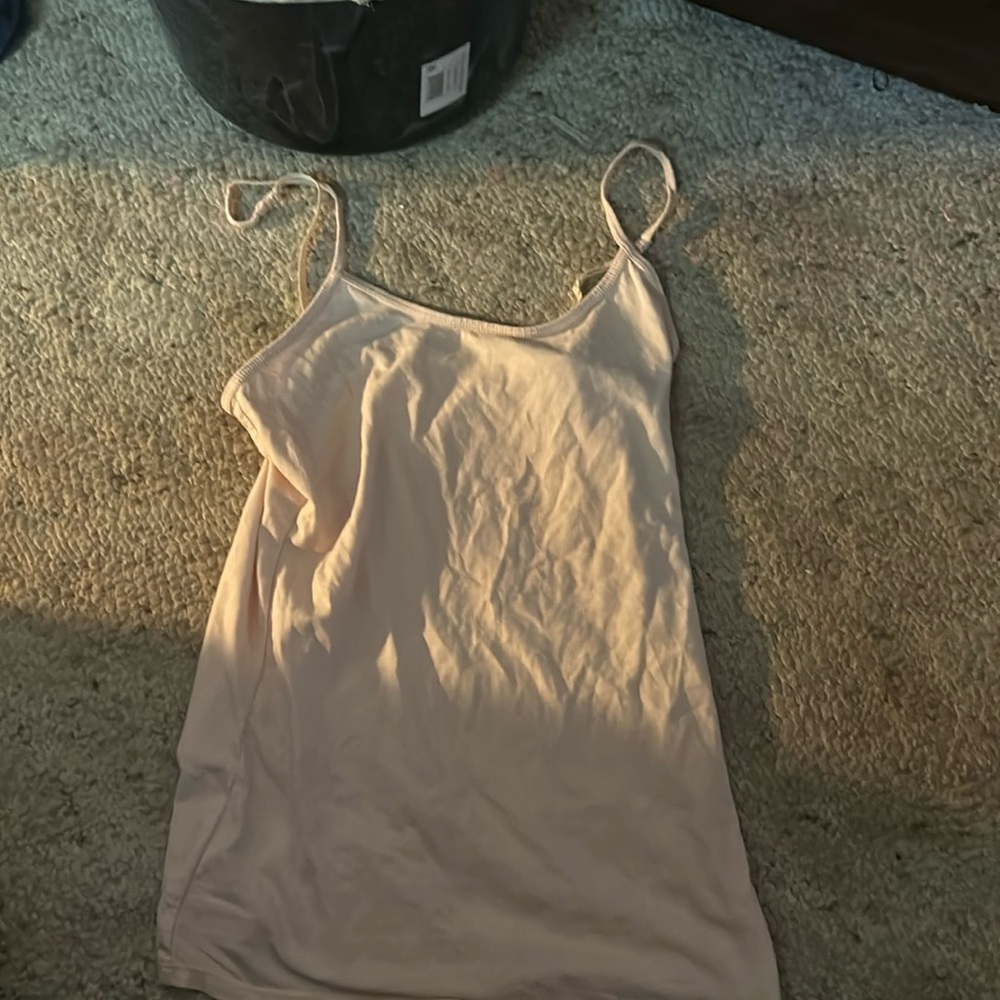 baby pink tank top